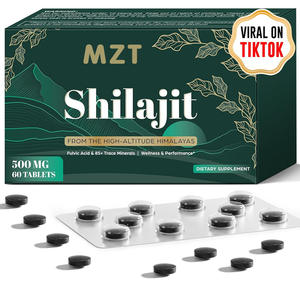 Grenz überschreitende OEM Custom Shilajit Harz Tabletten Lebensmittel qualität Vitamin Active Aloe Vera Extrakt Hochwirksame Max Export flaschen - Product Image 1