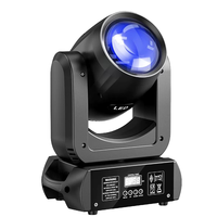 U'King 150W RGBW LED Luces de Escenario Equipo DJ 8 Gobo Spot Beam Cabeza Móvil Iluminación con Modo de Control DMX512