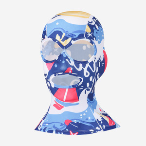 Masque de protection solaire d'été pour hommes et femmes jouant en plein air dans l'eau Masque de natation respirant Protection UV Visage Gini - Product Image 3