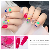 Poudre fluorescente de qualité cosmétique Bojun Y, pigment néon végétalien sans HEMA pour fards à paupières et peinture corporelle