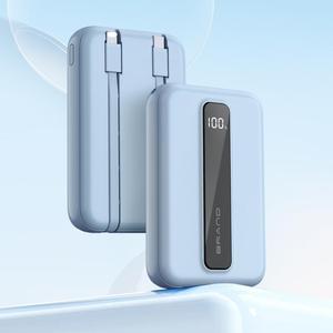 Banco de Energía OEM de 10000 mAh con Carga Rápida PD de 20 W, Cable Tipo C y Lightning Integrado, Banco de Energía para Teléfono - Product Image 1