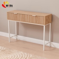 Meubles de salon, table en bois, table de toilette en bois, bureau d'étude, console d'entrée avec tiroirs