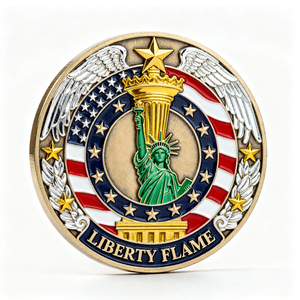 Pièces de défi personnalisées en gros, commémoratives, en argent et or, Monedas, artisanat métallique, objets de collection, souvenirs, pièces de défi émaillées - Product Image 2