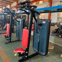 Machine Commerciale Double Fonction Pec Fly & Rear Delt, Appareil d'Entraînement Assis pour Pectoraux et Deltéens Postérieurs pour Usage en Salle de Sport