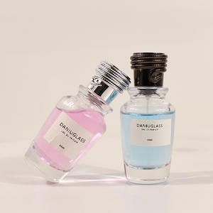 Wholesale 50ml Round Transparent Glass <b>Perfume</b> & Spray <b>Bottles</b> Clip-On <b>Empty</b> Cosmetic Refill with Leak-Proof Feature - Product Image 2
