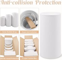 Supports de Présentation Cylindriques pour Fêtes, Lot de 3 Supports Ronds pour Gâteaux, Socles de Présentation, Piliers Décoratifs pour Cérémonies de Mariage et Anniversaires