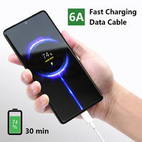 Cable USB Tipo-A a Tipo-C de 2 Metros, Carga Rápida de 5A y Transmisión de Datos, Material TPE para Teléfonos Móviles, Tabletas y Bancos de Energía
