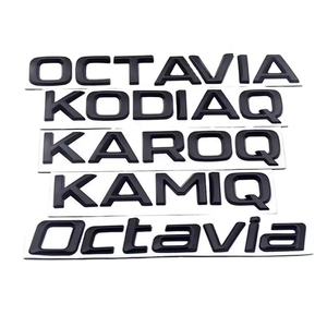 Autocollant de lettre noir arrière de coffre pour Skoda Supeb Octavia Kodiaq <span class=keywords><strong>Kamiq</strong></span> 4x4 Fabia - Product Image 1