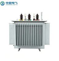 Transformateur élévateur de tension 400V vers 20/22/33kV, 500-1000kVA, triphasé, immergé dans l'huile, S22, haute efficacité, directement de l'usine