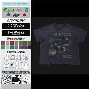 T-shirt noir OEM pour <span class=keywords><strong>homme</strong></span>, effet vieilli, délavé à l'acide, imprimé avec strass, coupe oversize, manches courtes, Dryfit, CamisetasAlgodon Logo - Product Image 1