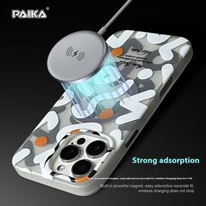 Custodia Magnetica Opaca Graffiti per iPhone 16 Pro Max, <span class=keywords><strong>Cover</strong></span> Protettiva Completa alla Moda in PC per Telefono Cellulare - Product Image 3