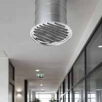 Grille de ventilation moderne en acier inoxydable à persiennes réglables pour plafond, sortie d'air mural, pour entrepôt