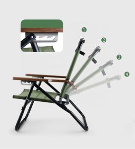 HISPEED كرسي للتخييم قابل للطي بمحطة واحدة وحل 4 مواضع معدات تخييم خارجية 150 كجم كرسي رياضي محمول للشواء والحفلات - Product Image 4