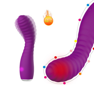 Vibrateur chauffant pour adultes, masseur sexuel, stimulation du point G et du clitoris, vibromasseur à poussée pour femme - Product Image 2