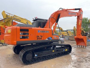 Excavadora Usada Hitachi Zx200-3 Zx200-5 Zx200-6 de 20 Toneladas de Japón, Original de Alta Calidad a Bajo Precio - Product Image 2