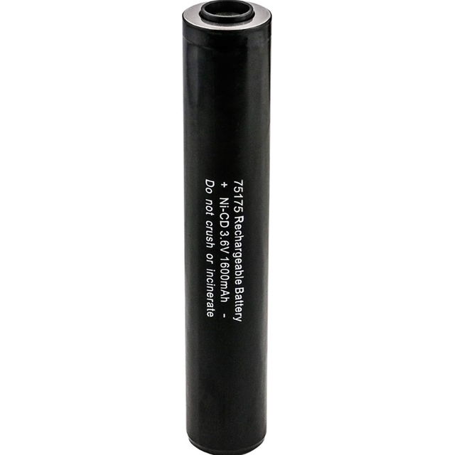 Black 3 Sub C 3.6V Ni-CD 1600mAh Replacement Stream Light Stinger Flashlight Battery 75175