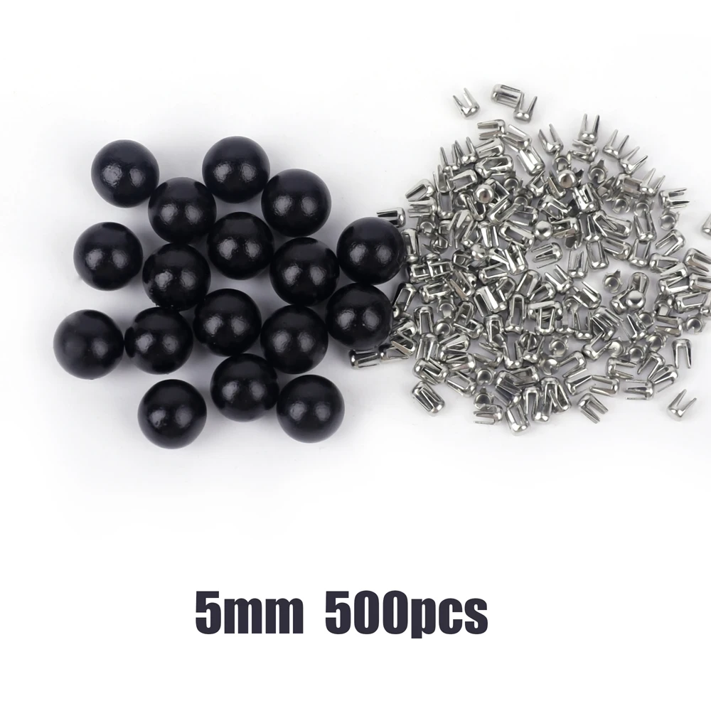 Perle noire de 5 mm