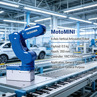 Bras robotisé industriel Yaskawa MOTOMINI 0,5 kg à 6 axes pour l'assemblage de précision, la manipulation de petites pièces, le pick and place, et l'asservissement de machines