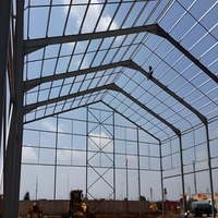 Kits de structures en acier préfabriqués modernes de haute qualité pour ateliers, hangars, hangars de stockage, entrepôts avec garantie de plus de 5 ans