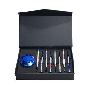 Juego de destornilladores de precisión de acero inoxidable, estuche de herramientas manuales de 1/4 pulgadas para gafas, reloj, reparación de teléfonos móviles, verano 2021 - Product Image 1