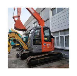 Giá rẻ sử dụng ex75ur zx75us ex120 EX200 h-itachi Mini Máy Xúc Để Bán/Sử dụng zx75 Digger