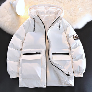 Chaqueta gruesa de plumón resistente al frío para adolescentes y overoles - Product Image 5