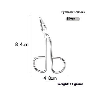 Recortador de cejas de precisión y pinzas, extractor de pelos finos para depilación de cejas y nariz, herramientas de maquillaje, accesorios - Product Image 6