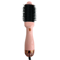 Sèche-cheveux volumateur électrique professionnel à air chaud en une seule étape, brosse en nylon, 3 températures, 2 vitesses de ventilation, séchage rapide pour la maison