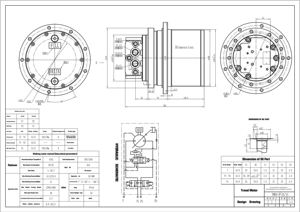 Belparts azionamento finale IHI <span class=keywords><strong>Imer</strong></span> 25J Mini escavatore pezzi di ricambio idraulico motore da viaggio assemblaggio macchine da costruzione - Product Image 3