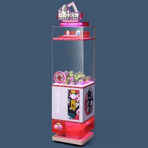 Hot Selling High Quality Coin-operated Mini Small <b>square</b> Twist Egg Machine Super Cube Capsule Toy Vending Machine - Product Image 4