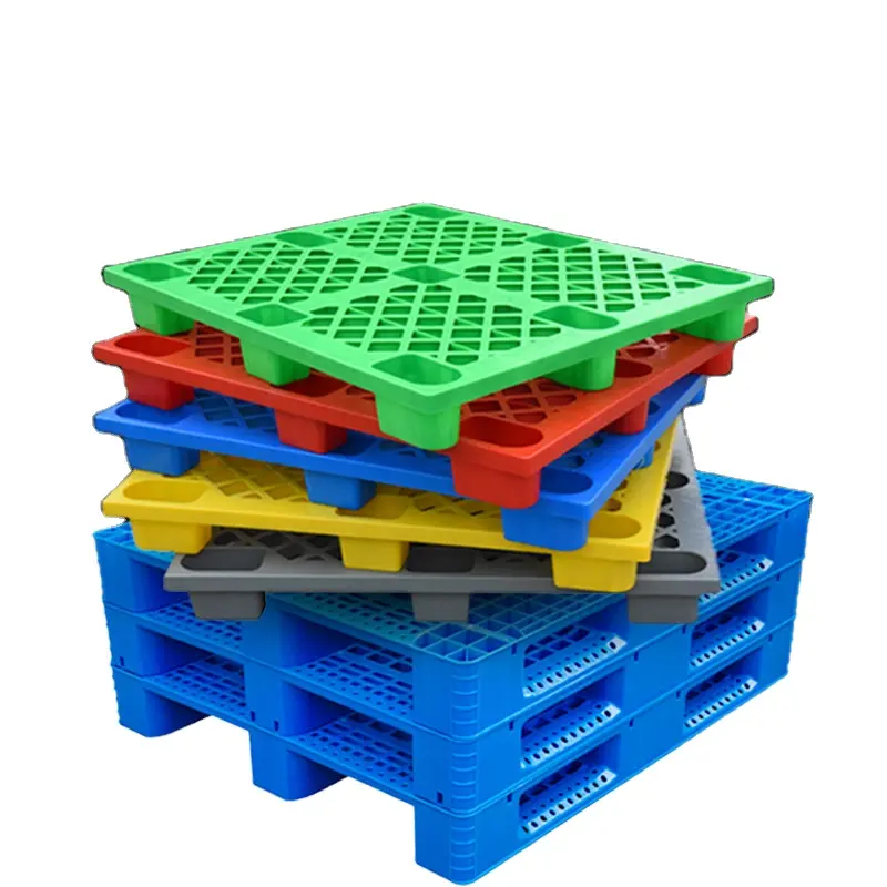 size optional 1000x1200 transport and warehousing use reinforced thermoformed hard small plastic pallets