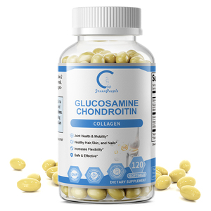 OEM 120 Capsules de Glucosamine Chondroïtine en Gélules Molles – Complément Alimentaire pour Adultes Favorisant la Restauration de la Santé Articulaire - Product Image 1