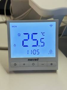 आधुनिक डिजाइन स्मार्ट डिजिटल थर्मोस्टैट अंडरफ्लोर हीटिंग एलसीडी स्क्रीन - Product Image 5