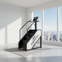 Machine de cardio-training professionnelle pour la montée d'escaliers avec écran tactile et personnalisation des couleurs - Équipement de fitness cardio