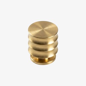 Solid Brass Cabinet Handle Ribbed Texture <strong>Gold</strong> <strong>Drawer</strong> <strong>Pull</strong> Industrial Kitchen Hardware Wardrobe Dressing Case Long Bar Levers - Product Image 2