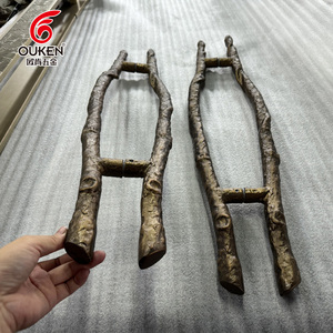 Ouken มือจับประตูทางเข้าในร่มสไตล์ยุโรปเก่าดีไซน์หรูหราแฟนซีปรับแต่งได้ตามต้องการ - Product Image 6