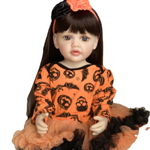 Muñeca Reborn <span class=keywords><strong>de</strong></span> Porcelana Suave, Vestido Grande <span class=keywords><strong>de</strong></span> Ángel, Juguetes DIY, Muñeca Elsa <span class=keywords><strong>de</strong></span> Tamaño Real para Niñas - Product Image 1