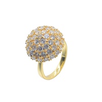 H & m collier chapelet Zircon rotatif or diamant bague redimensionnable plaqué or/or Rose/anneau en vrac/mode bijoux 2020