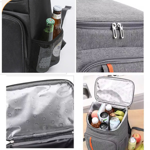 Custom Logo Leakproof Bulk Best Travel Weekender Food Delivery Beer Wine Picnic Insulated Thermal Ice <strong>Lunch</strong> Cooler Bag <strong>Backpack</strong> - Product Image 6