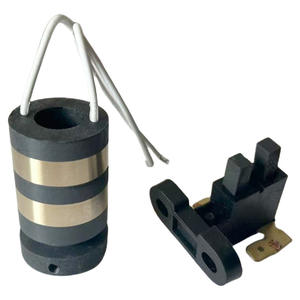 Ensemble de balais de charbon pour machine à barbe à papa, anneau collecteur 2 voies en cuivre, diamètre intérieur 14 mm, diamètre extérieur 28,5 mm, hauteur 48,5 mm, pièce détachée - Product Image 5