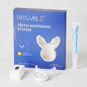 Kit Sbiancante per Denti con Timer Intelligente Rosso-Blu, 32 LED, Ricarica Magnetica Wireless, Approvato CE/CPSR/SGS, con Penna Gel da 25 ml <span class=keywords><strong>Pro</strong></span> - Product Image 5