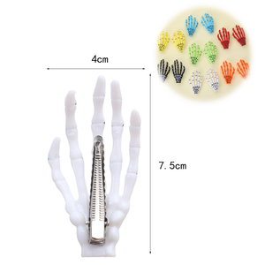 Pinza de Pelo Metálica de Halloween de Gran Venta, Diseño Dulce, Accesorio de Moda para Fiestas, para Mujeres y Niñas, Hecha de Plástico - Product Image 1