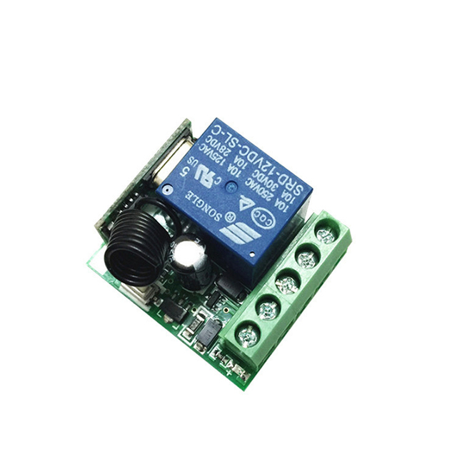 433MHZ 10A Wireless Remote Control Switch 12V 1CH Relay Receiver Module RF Transmitter 433 Mhz Remote Controls