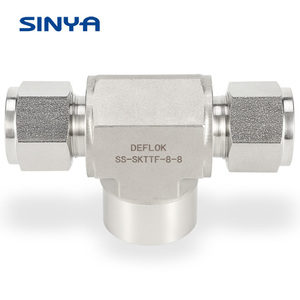 גוף ענף נקבה הטי תליית 1 אינץ '2 תגים דחיסה מ "מ 316 ss דחיסה צינור ייצור אביזרי סוג - Product Image 5