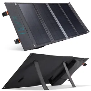 सबसे अच्छी गुणवत्ता पोर्टेबल Foldable सौर पैनलों 14W 36W Monocrystalline उच्च दक्षता सौर पैनलों डेरा डाले हुए के लिए फोन लैपटॉप