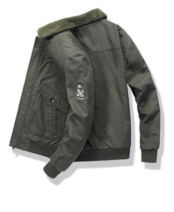 Custom <strong>Jacket</strong> Vintage Fleece <strong>Aviator</strong> <strong>Jacket</strong> Filling Winter Wear Coat <strong>Men's</strong> Bomber <strong>Jacket</strong> - Product Image 2
