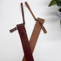 Étui pour baguettes de batterie en cuir PU vintage, sac pour baguettes de batterie, cadeau pour batteur, manchon pour baguettes de batterie, accessoires de batterie