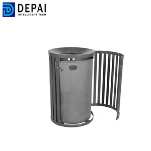 Dustbin Garbage Bin Wholesale Price Steel Dustbin Environmental Protection Round Trash Can Garbage Bin