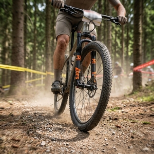 <span class=keywords><strong>Fourche</strong></span> de vélo à suspension pneumatique en carbone de 32 <span class=keywords><strong>pouces</strong></span>, <span class=keywords><strong>fourche</strong></span> avant de vélo de montagne légère, 1,59 kg - Product Image 2