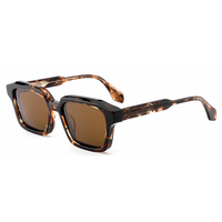 Nouvelles Lunettes de Soleil Transparentes CAT3 Luxe Street Wear Lentille TAC UV400 Logo Métal Personnalisé en Acétate